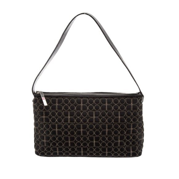 kate spade Handbags - Kate Spade New York‎ Quilted Shoulder Bag Purse Black Pink Suede Lining